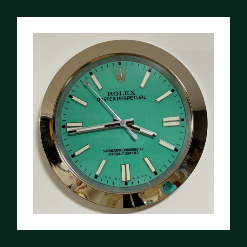 Oyster Perpetual Wall Clock – Tiffany Blue Edition