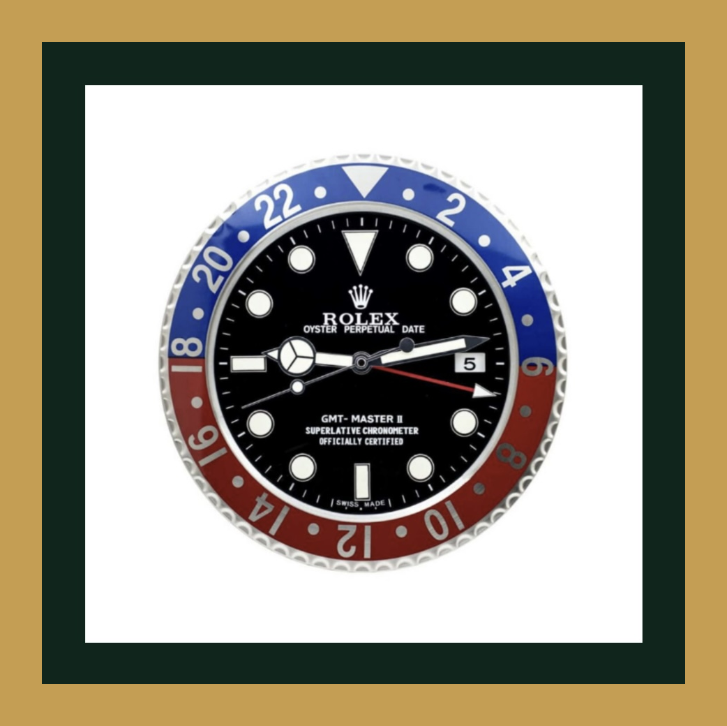 GMT-Master II “Pepsi” – Swiss Quality Luxury Wall Clock