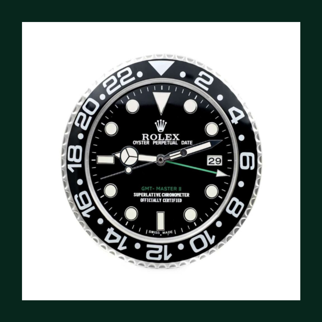GMT-Master II Wall Clock – Black Bezel Edition