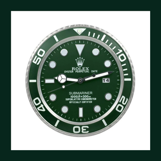 Submariner Wall Clock – Hulk Green Edition