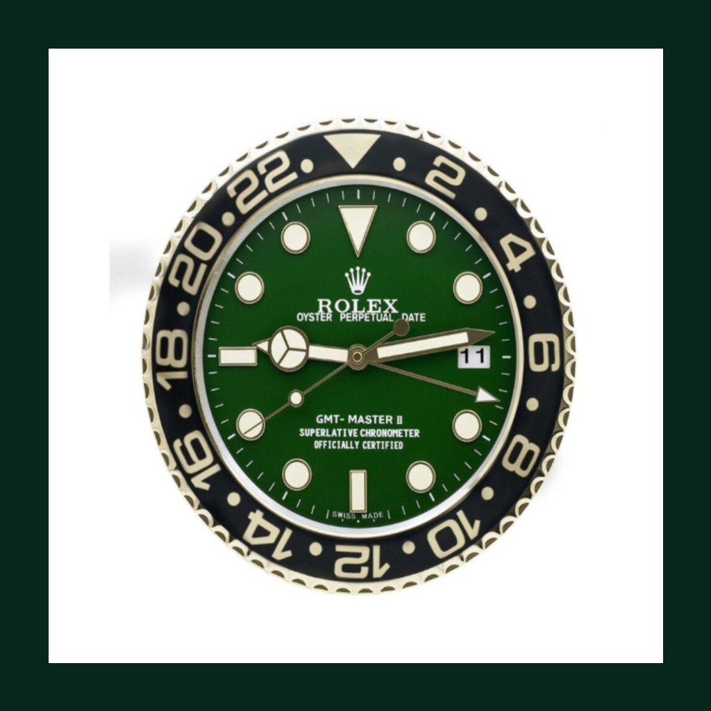 GMT-Master II Wall Clock – Green Dial Edition