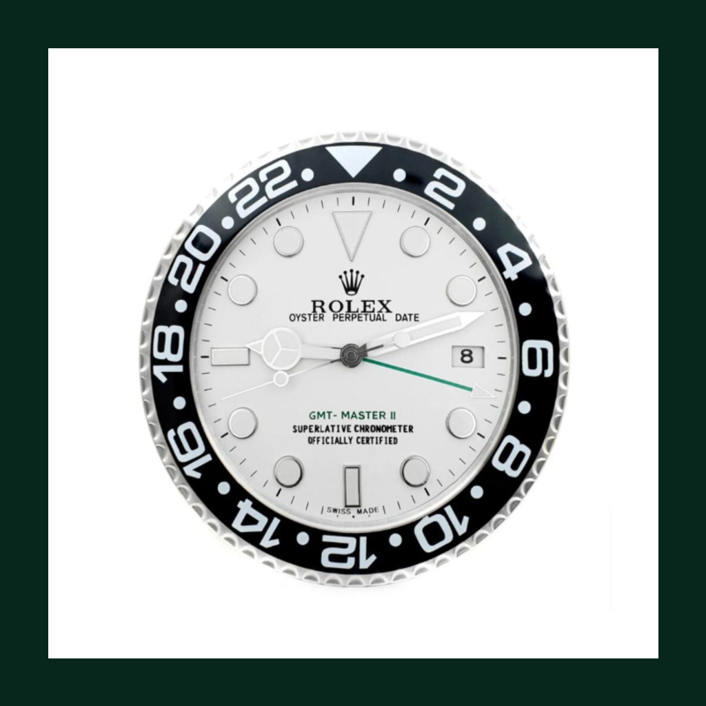 GMT-Master II Wall Clock – White Dial Edition