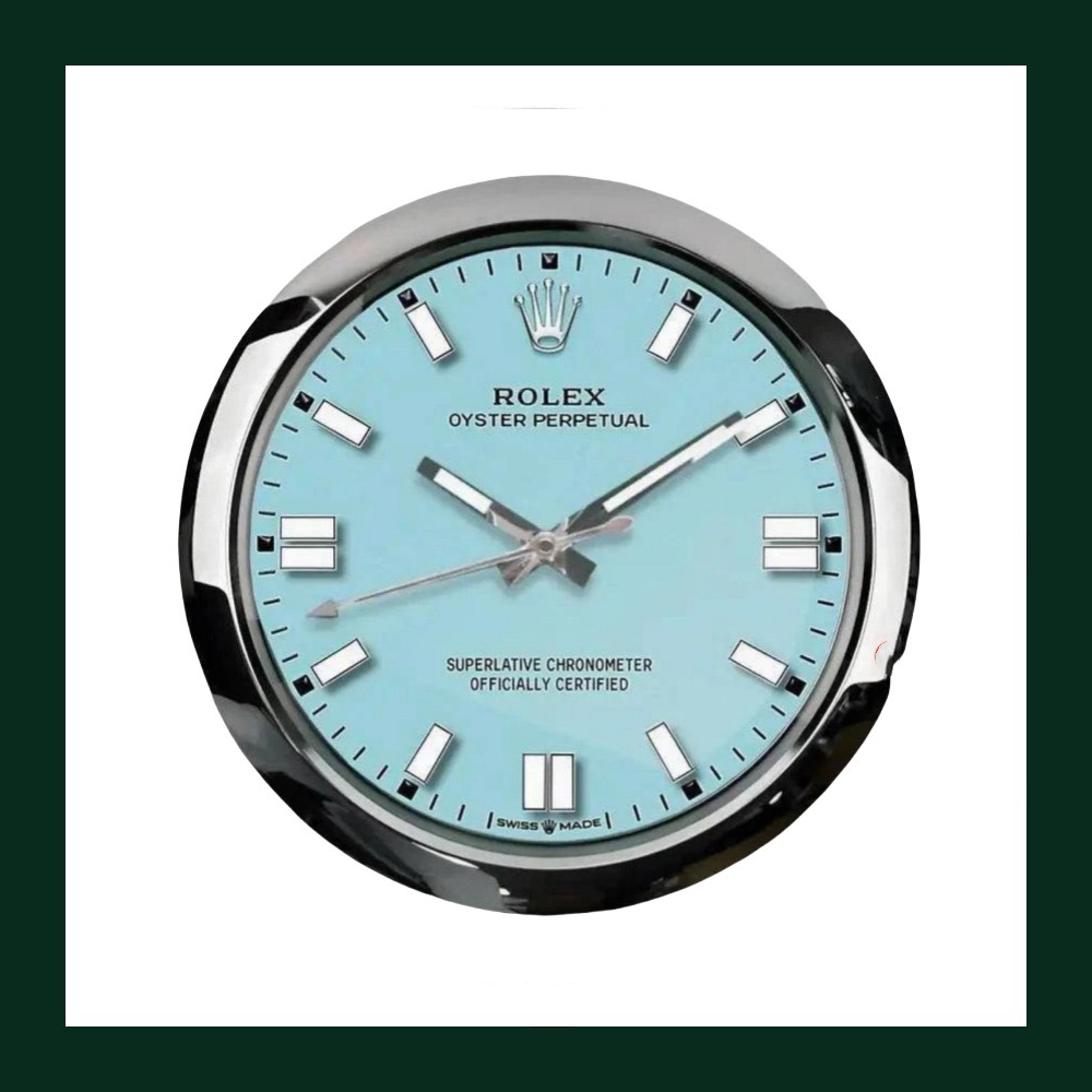 Oyster Perpetual Wall Clock – Tiffany Blue Dial