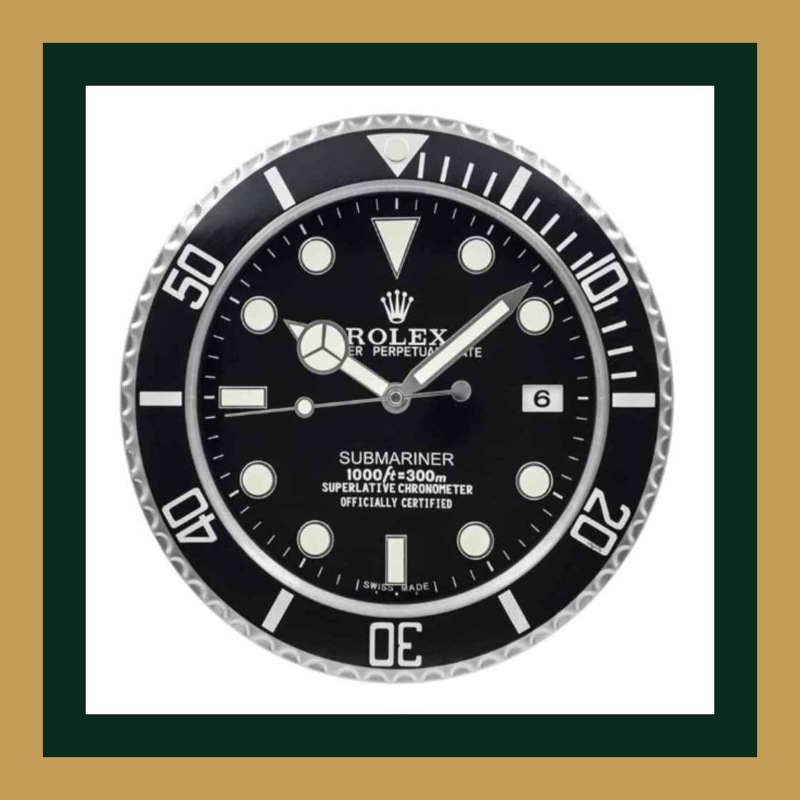 Submariner Black – Swiss Quality Wall Clock