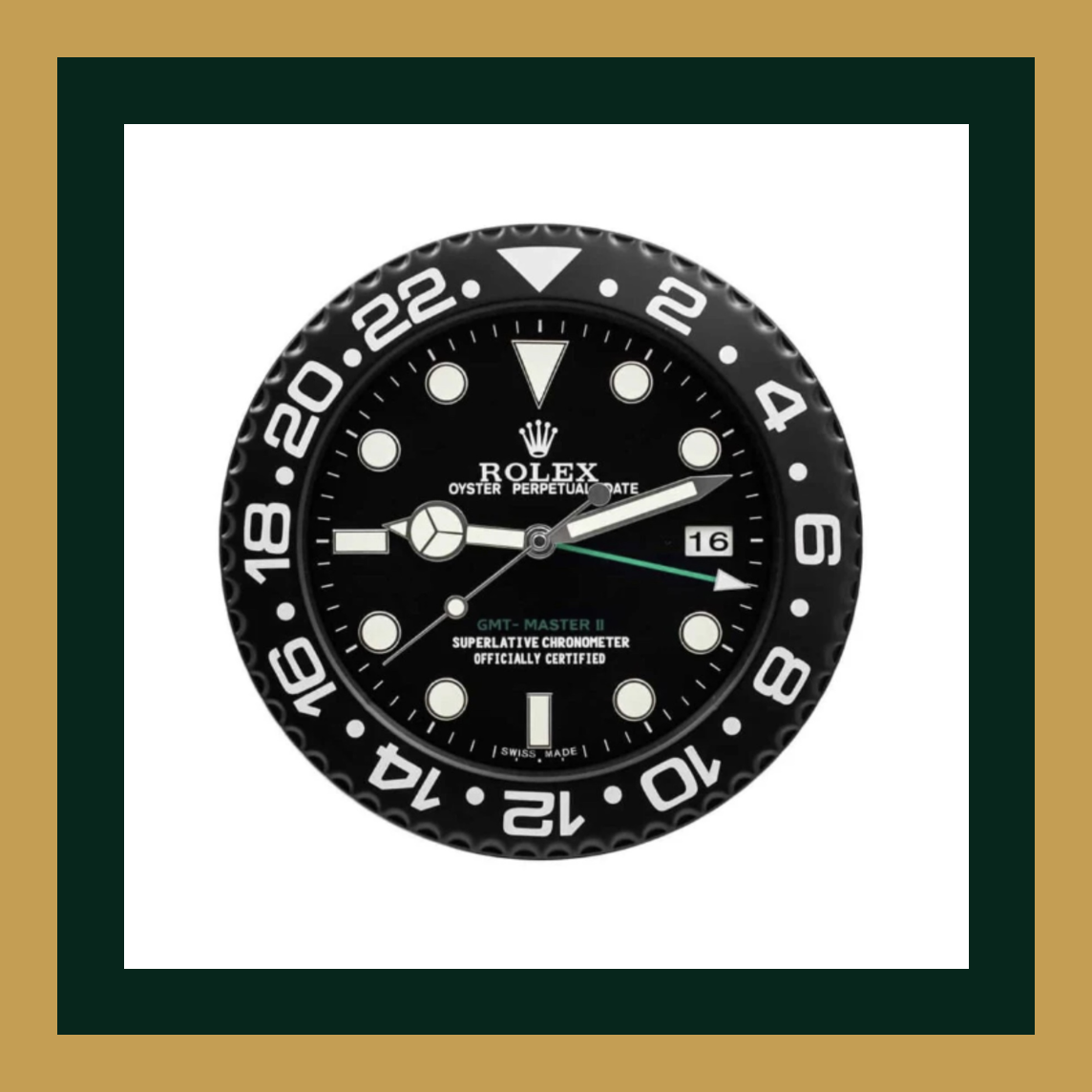 GMT-Master II “Shadow Night” – Swiss Quality Prestige Wall Clock
