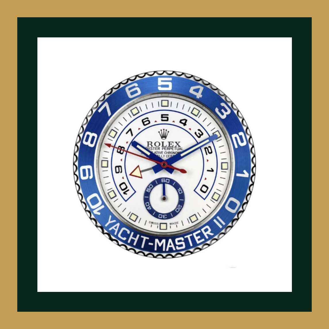 Yacht-Master II “Regatta Edition” – Swiss Quality Nautical Wall Clock