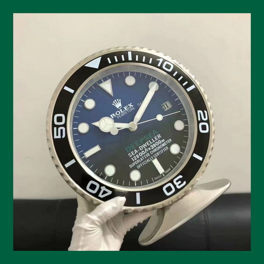 Deepsea Sea-Dweller Table Clock – Abyss Edition | Crownwall Prestige - Crownwall 